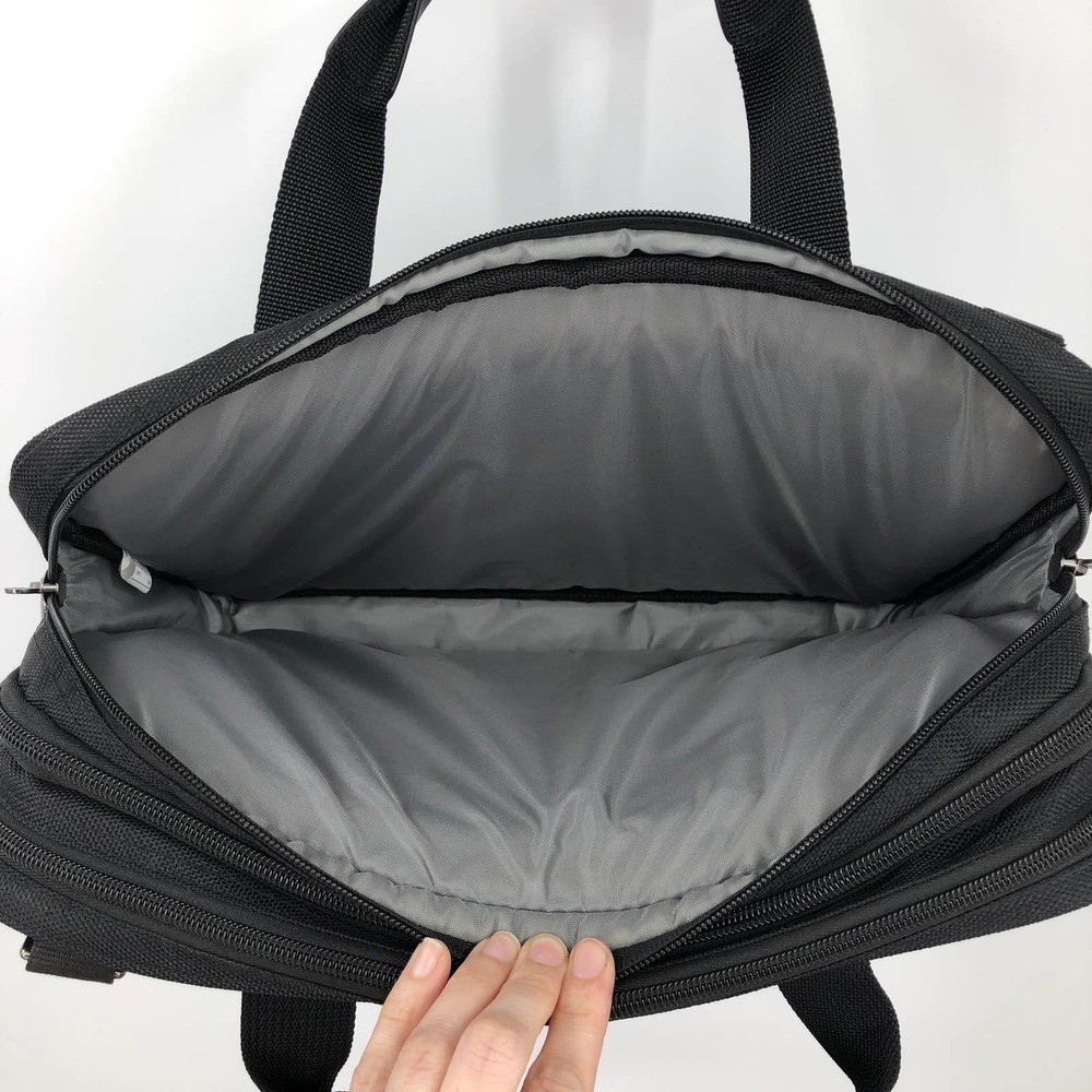 Targus Laptop Case Checkpoint Friendly Air Traveler Black Shoulder Strap Bag - Picture 9 of 14